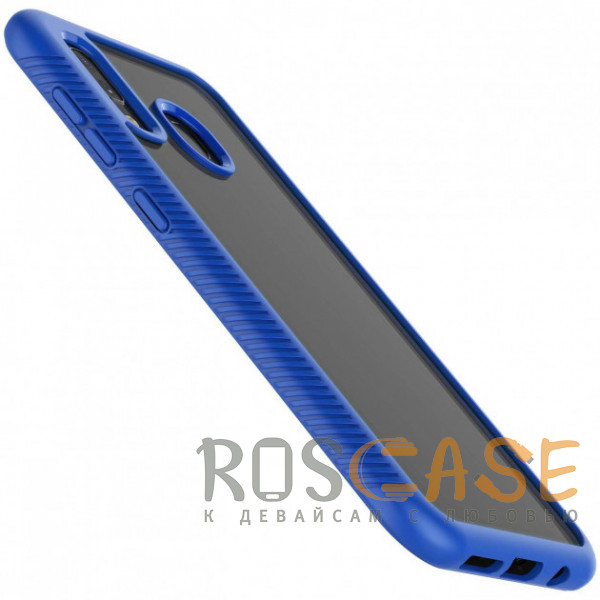 Фото Синий Ударопрочный чехол Full-body Bumper Case для Samsung Galaxy A20 / A30