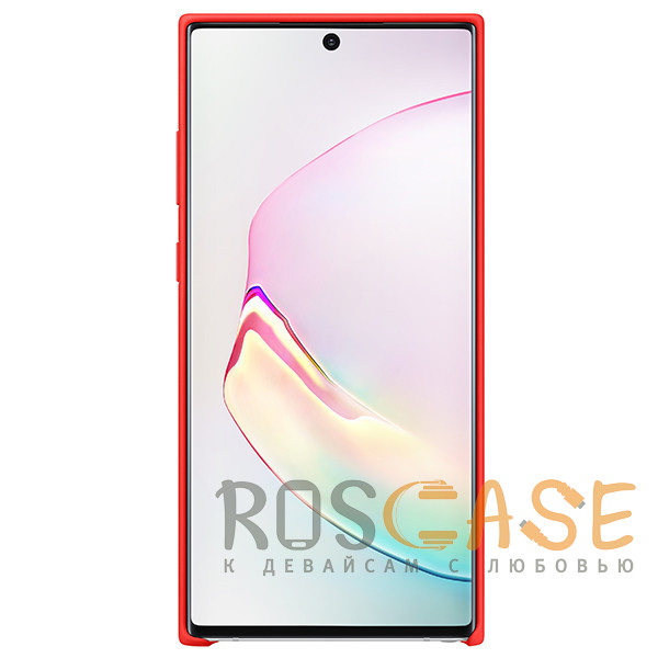 Изображение Красный Чехол Silicone Cover для Samsung Galaxy Note 10 Plus