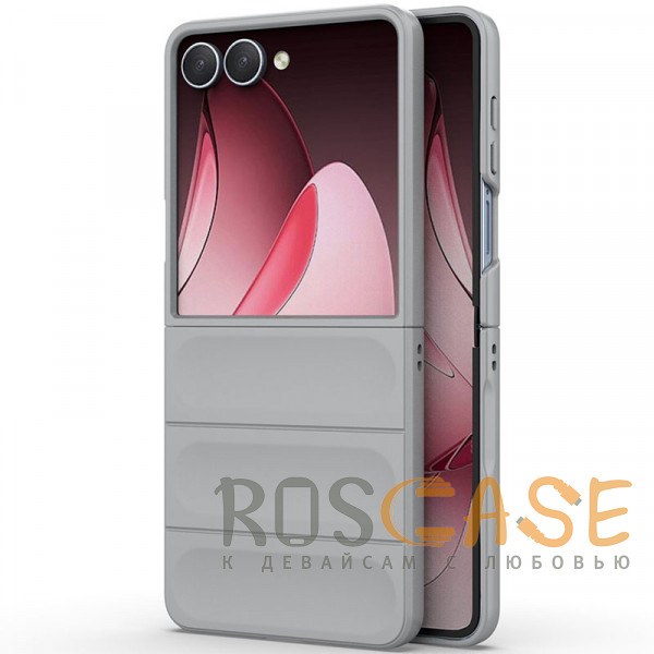 Фотография Серый Flex Matte | Пластиковый чехол с Soft Touch покрытием для Samsung Galaxy Z Flip 8