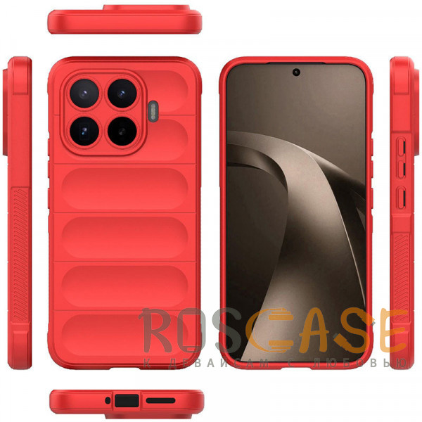 Фото Красный Flex Silicone | Противоударный чехол для Xiaomi Mi 17T Pro с защитой камеры и микрофиброй
