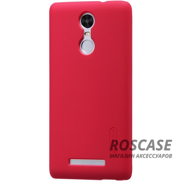 Фото Красный Nillkin Super Frosted Shield | Матовый чехол для Xiaomi Redmi Note 3 / Redmi Note 3 Pro (+ пленка)