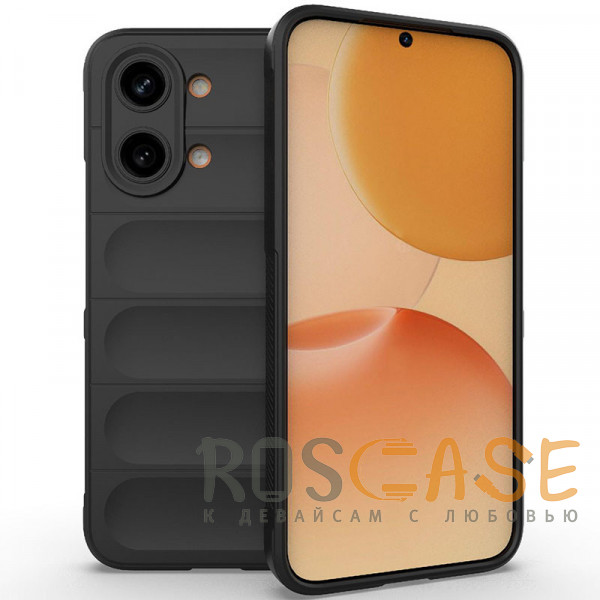 Фото Черный Flex Silicone | Противоударный чехол для Poco X8 Pro Max / Xiaomi Turbo 5 Max с защитой камеры