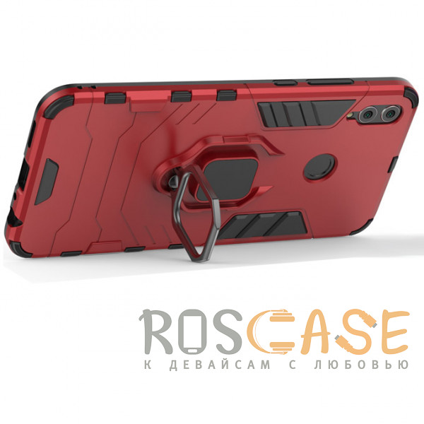 Изображение Красный / Dante Red Transformer Ring | Противоударный чехол под магнитный держатель для Huawei Honor 8X