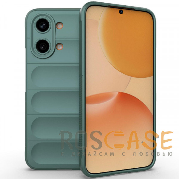 Фото Зеленый Flex Silicone | Противоударный чехол для Poco X8 Pro Max / Xiaomi Turbo 5 Max с защитой камеры и микрофиброй
