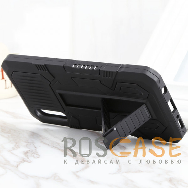 Фотография Черный Ironhide | Противоударный чехол-подставка для Samsung Galaxy A50 / A50s / A30s
