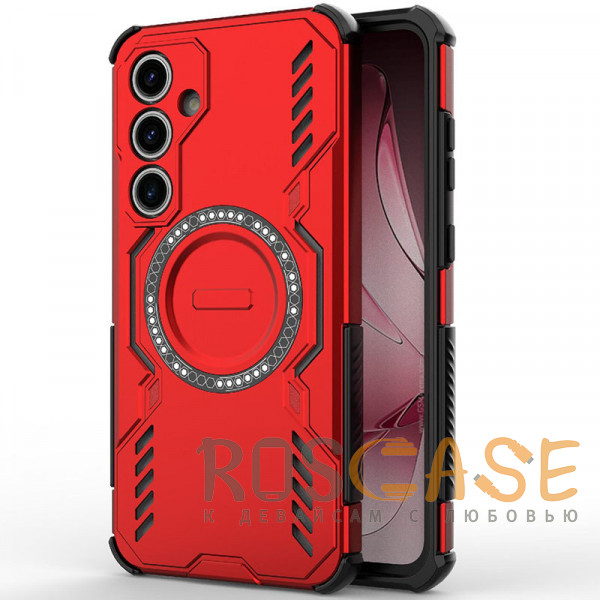 Изображение Красный Mirage MagSafe | Противоударный чехол с поддержкой MagSafe для Samsung Galaxy S24 FE