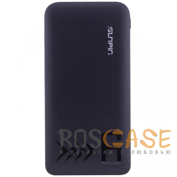 Фото Черный SunPin G60 | Компактное портативное зарядное устройство Power Bank (6000mAh  2 USB 2.1A)