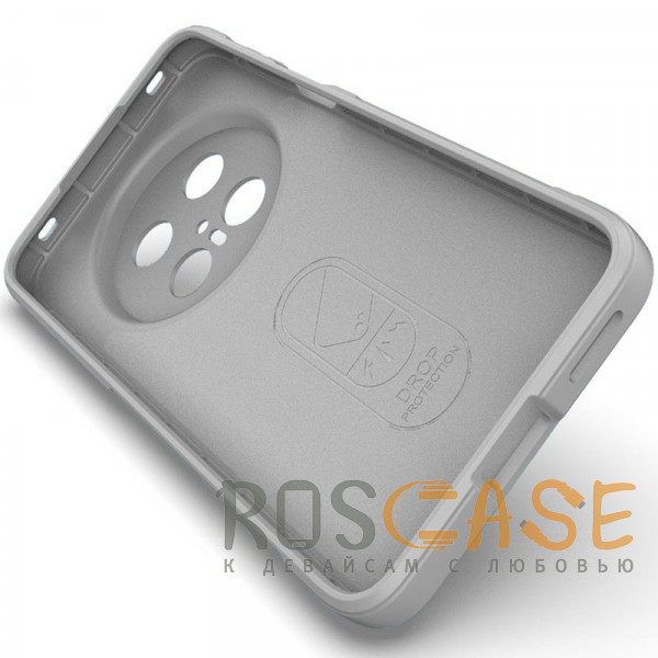 Изображение Серый Flex Silicone | Противоударный чехол для Huawei Mate 70 Pro / 70 Pro Plus с защитой камеры и микрофиброй