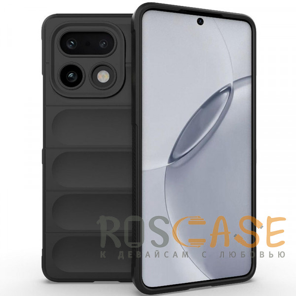 Фото Черный Flex Silicone | Противоударный чехол для Realme 16 Pro Plus с защитой камеры и микрофиброй