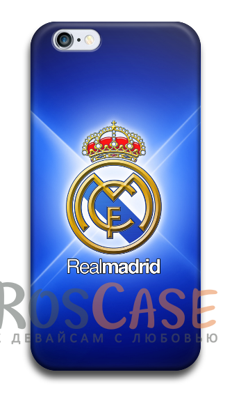 Фото Реал Мадрид Пластиковый чехол RosCase "Футбольные команды" для iPhone 4/4S