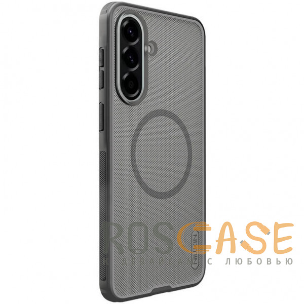 Фотография Серый Nillkin Super Frosted Shield Magnetic | Пластиковый чехол с поддержкой Magsafe для Samsung Galaxy A57 5G