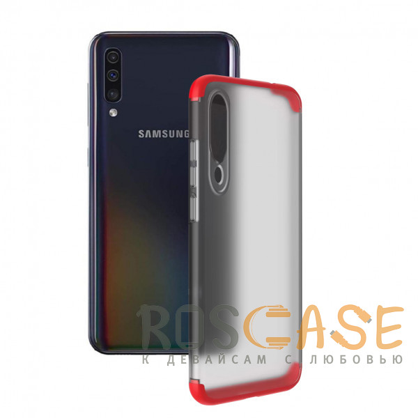 Фотография Красный GKK LikGus Матовый пластиковый чехол 360 градусов для Samsung Galaxy A50 / A50s / A30s