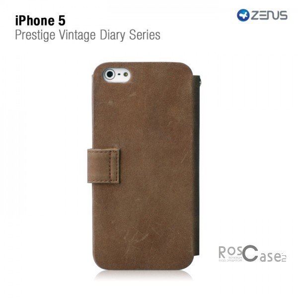 Кожаный чехол Zenus Vintage Leather Diary Series для iPhone 5