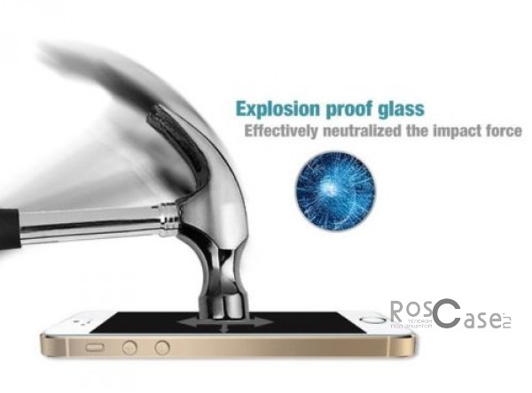 фото защитное стекло Premium Tempered Glass 0.33mm (2.5D) для Apple iPhone 4/4S