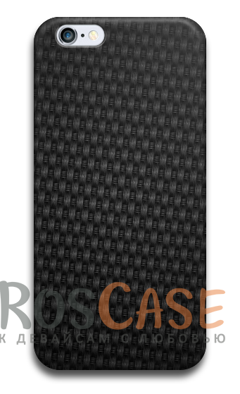 Фото Carbon №2 Пластиковый чехол RosCase с 3D нанесением "Карбон" для iPhone 6/6s plus (5.5")