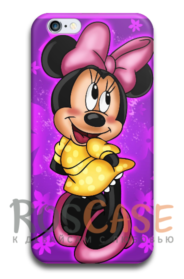 Фото Минни №1 Пластиковый чехол RosCase "Disney" для iPhone 5/5S/SE