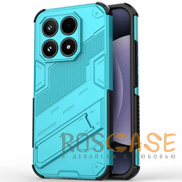 Фото Голубой Megatron | Противоударный чехол-подставка для Xiaomi Mi 17 5G с защитой камеры