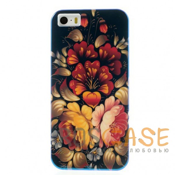 

TPU чехол IMD Print "Blooming Flowers" для Apple iPhone 5/5S/SE