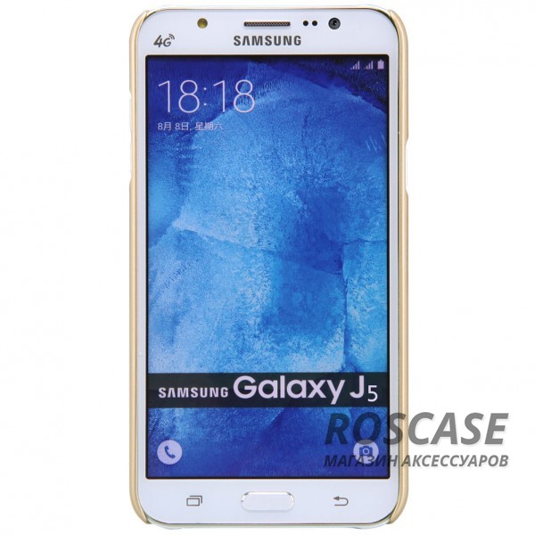 Фото Золотой Nillkin Super Frosted Shield | Матовый чехол для Samsung J500H Galaxy J5