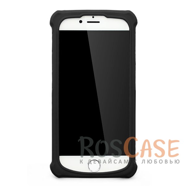 Фотография Черный Универсальный чехол-накладка с противоударным бампером Gresso "Классик" для смартфона 5.0-5.3 дюйма