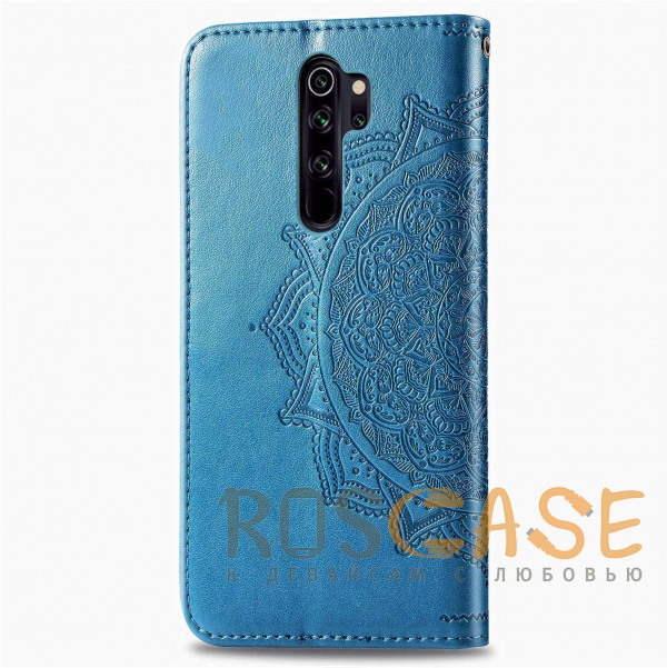 Изображение Синий Кожаный чехол (книжка) Art Case с визитницей для Xiaomi Redmi Note 8 Pro