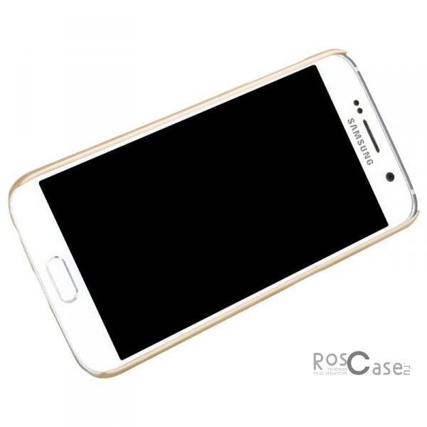 Фотография Золотой Nillkin Super Frosted Shield | Матовый чехол для Samsung Galaxy S6 G920F/G920D Duos
