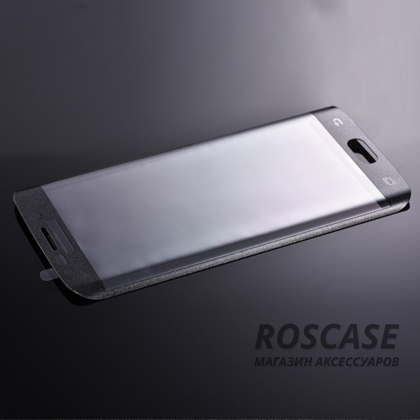 Изображение Черный Защитное 3D стекло на весь экран (цветное) для Samsung G935F Galaxy S7 Edge с закругленными краями
