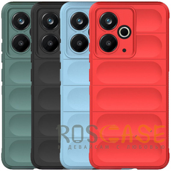 Фото Flex Silicone | Противоударный чехол для Realme 14T 5G с защитой камеры и микрофиброй