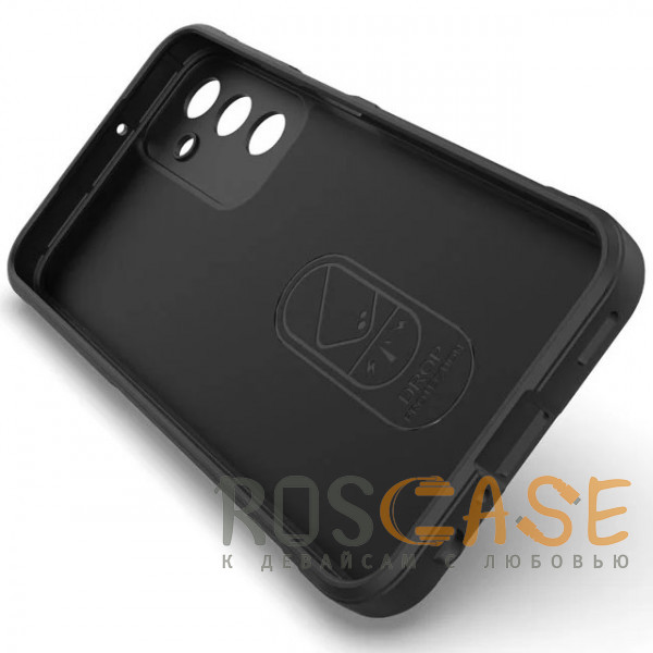 Изображение Черный Flex Silicone | Противоударный чехол для Samsung Galaxy A25 4G с защитой камеры и микрофиброй