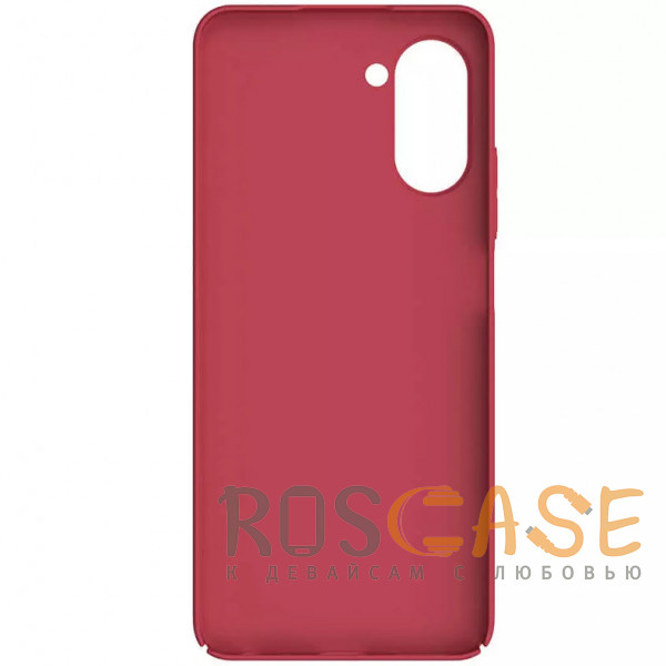 Фото Красный Nillkin Super Frosted Shield | Матовый пластиковый чехол для Realme 10 Pro 5G