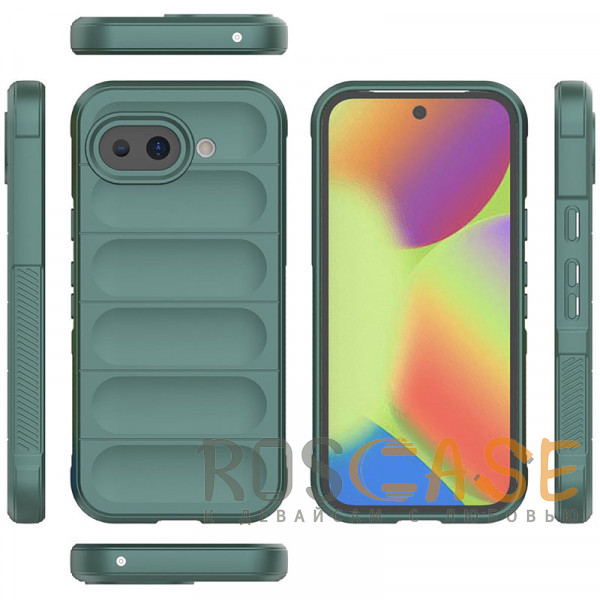 Фото Зеленый Flex Silicone | Противоударный чехол для Google Pixel 10a с защитой камеры и микрофиброй