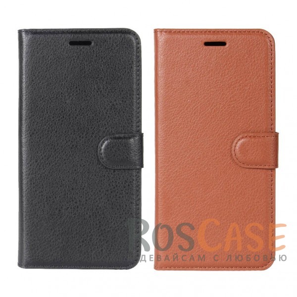 Фото Wallet | Кожаный чехол-кошелек с внутренними карманами для LG Q6 / Q6a / Q6 Prime M700