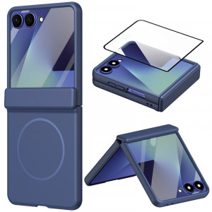Чехол 3D с Magsafe и внешним стеклом  для Samsung Galaxy Z Flip 8