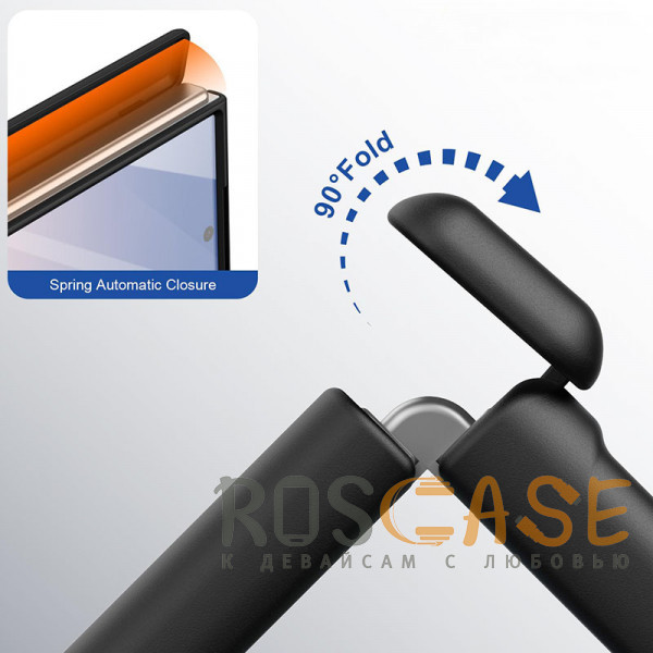 Фото Черный Чехол 3D с Magsafe и внешним стеклом для Samsung Galaxy Z Fold 6