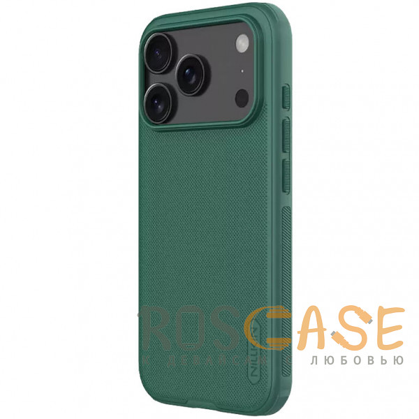 Фотография Зеленый Nillkin Super Frosted Shield Pro | Матовый чехол из пластика и ТПУ для iPhone 17 Pro Max