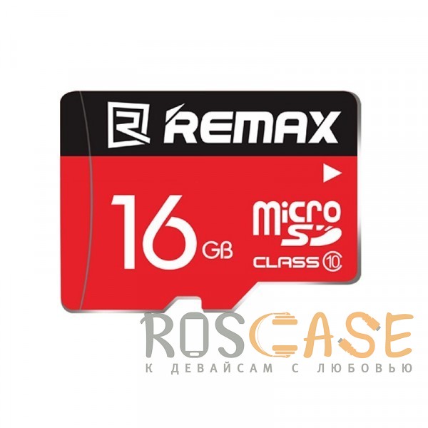 Изображение Красный Комплект ZK-S9 | Спортивные беспроводные наушники bluetooth с микрофоном (слот для microSD) + Карта памяти Remax microSDHC 16 GB Card Class 10