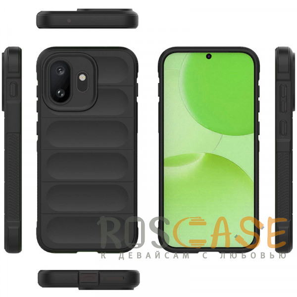 Фото Черный Flex Silicone | Противоударный чехол для OnePlus 15T с защитой камеры и микрофиброй
