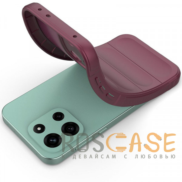 Фотография Бордовый Flex Silicone | Противоударный чехол для OnePlus Nord 6 / CE 6 / Turbo 6 / 6V с защитой камеры