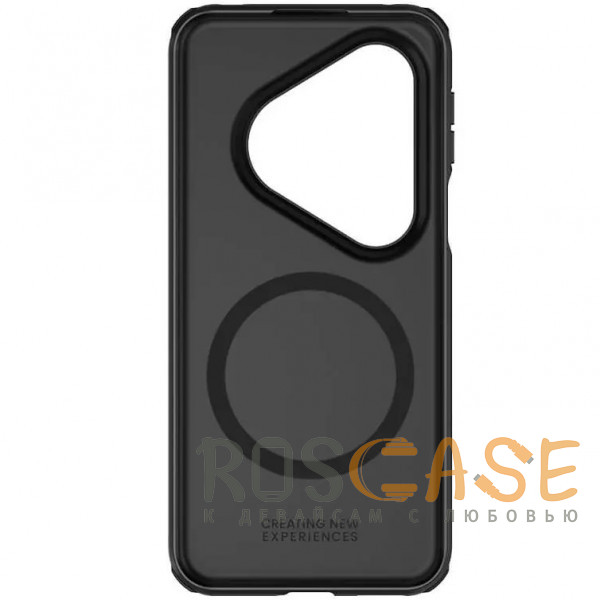 Фото Черный Nillkin Super Frosted Shield Magnetic | Пластиковый чехол с поддержкой Magsafe для Huawei Pura 80 Pro / 80 Pro Plus