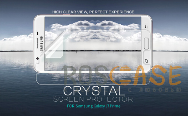 Фотография Анти-отпечатки Nillkin Crystal | Прозрачная защитная пленка для Samsung G610F Galaxy J7 Prime (2016)