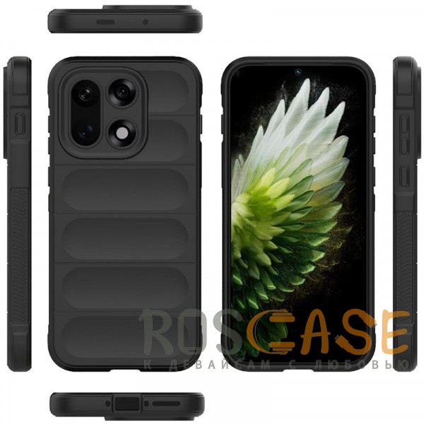 Фото Черный Flex Silicone | Противоударный чехол для OnePlus 15 5G с защитой камеры и микрофиброй