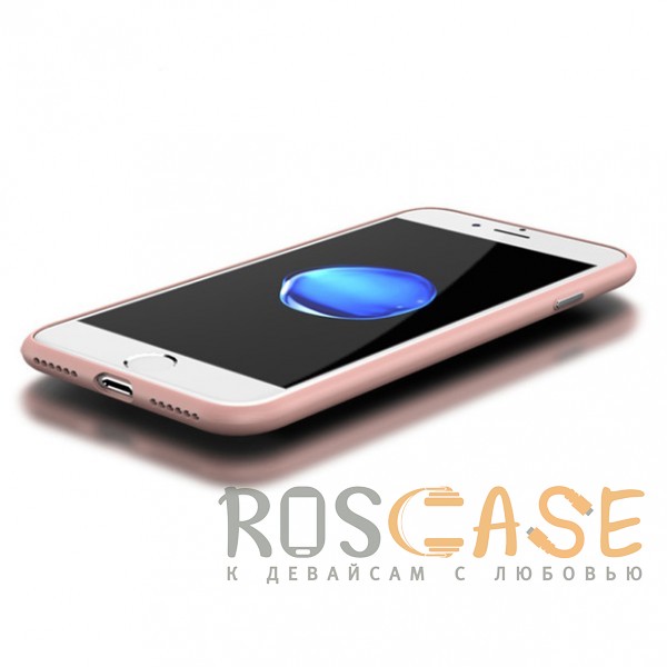 Изображение Розовый iPaky Hard Original | Прозрачный чехол для iPhone 7 Plus / 8 Plus с защитными бортиками