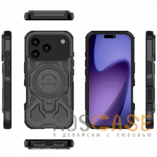 Изображение Черный Magnus | Противоударный чехол с Magsafe для iPhone 17 Pro