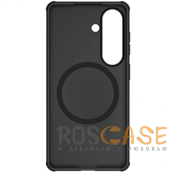 Фото Черный Nillkin Super Frosted Shield Magnetic | Пластиковый чехол с поддержкой Magsafe для Samsung Galaxy S26