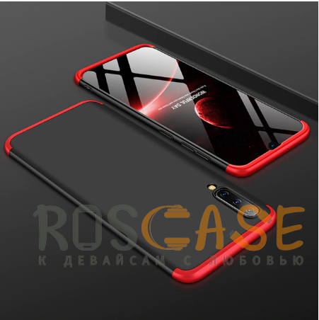 Фотография Черный / Красный GKK LikGus 360° | Двухсторонний чехол для Samsung Galaxy A50 / A50s / A30s с защитными вставками