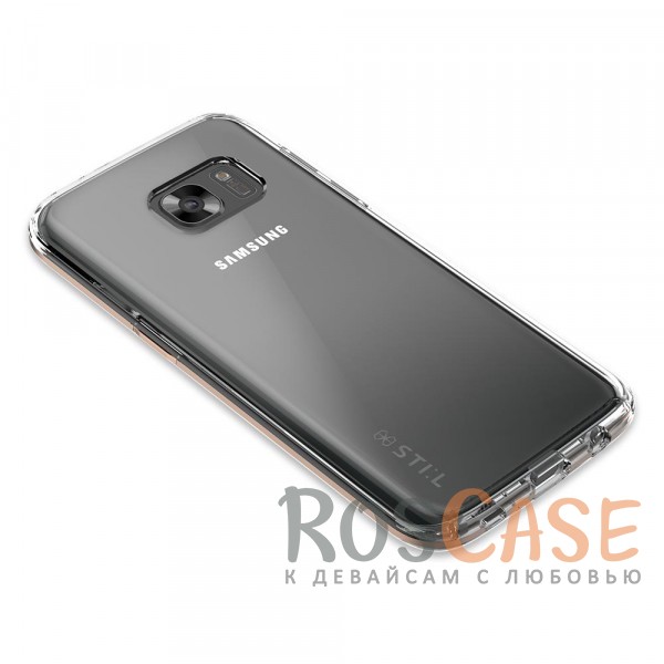 Фотография Прозрачный Прозрачный чехол STIL Hybrid Clear с металлизированным золотым покрытием по контуру и защитой кнопок для Samsung G930F Galaxy S7