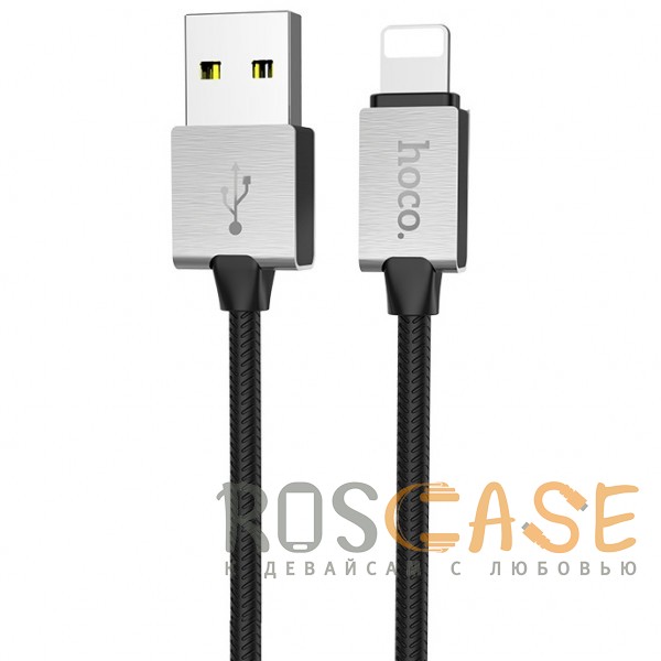 Фото Hoco U49 | Дата кабель USB to Lightning в металлическом корпусе (100 см)