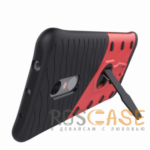 Фото Красный Противоударный чехол для Xiaomi Redmi Note 4X / Note 4 (SD) с функцией подставки
