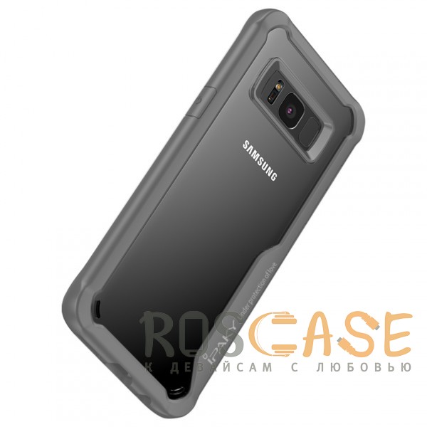 Изображение Серый iPaky Luckcool | Чехол для Samsung G955 Galaxy S8 Plus с цветными силиконовыми вставками