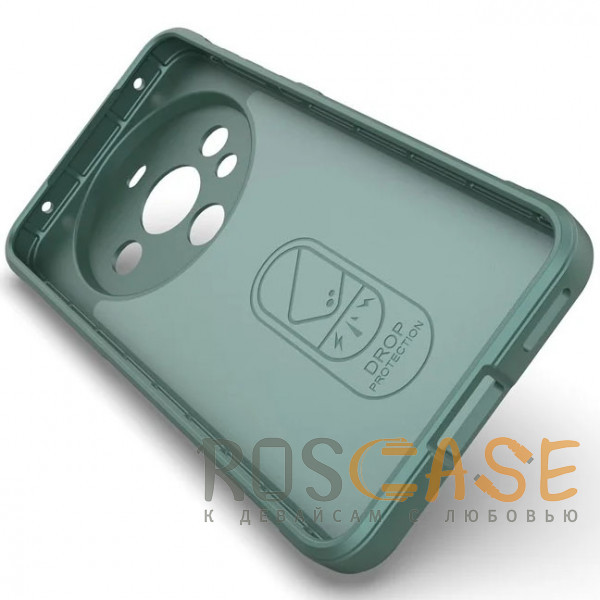 Изображение Зеленый Flex Silicone | Противоударный чехол для Huawei Mate 60 с защитой камеры и микрофиброй